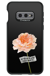 Flower Black - Samsung Galaxy S10e