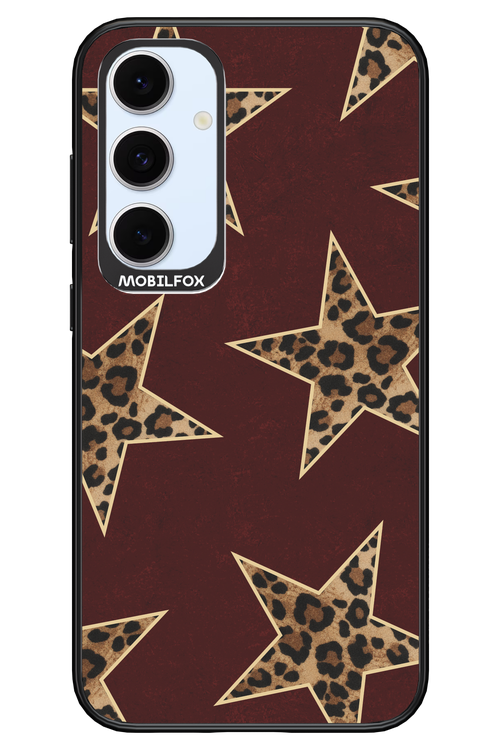 Wild Stars Burgundy - Samsung S24 FE