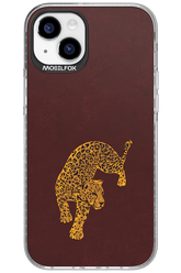 Burgundy Leopard - Apple iPhone 15 Plus