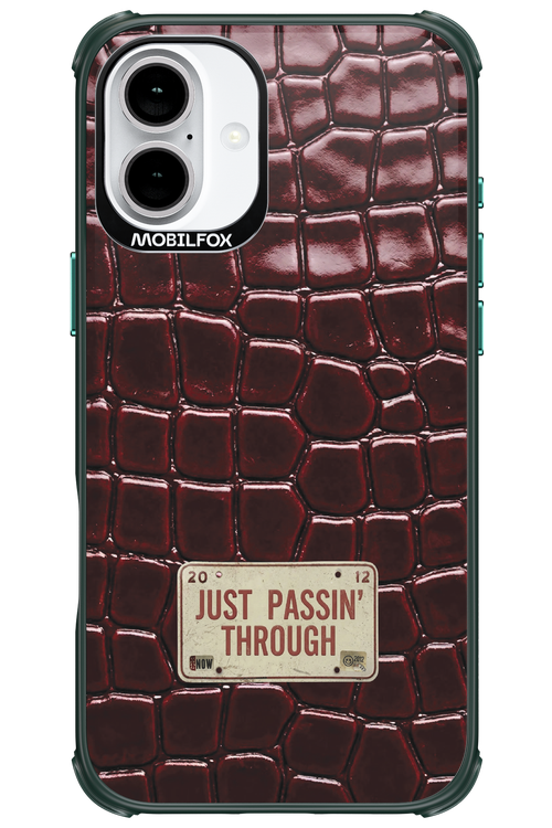 Just passin through 2.0 - Apple iPhone 16 Plus