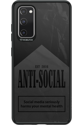 ANTI-SOCIAL (BLVCK) 2.0 - Samsung Galaxy S20 FE