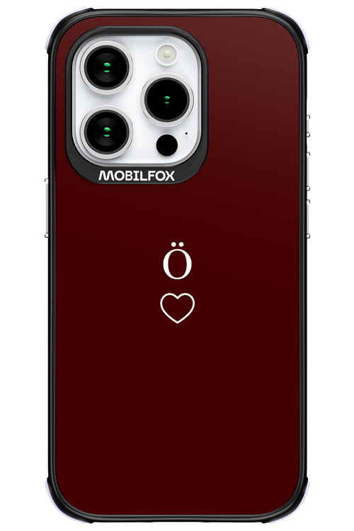 O Burgundia II 2.0 - Apple iPhone 15 Pro