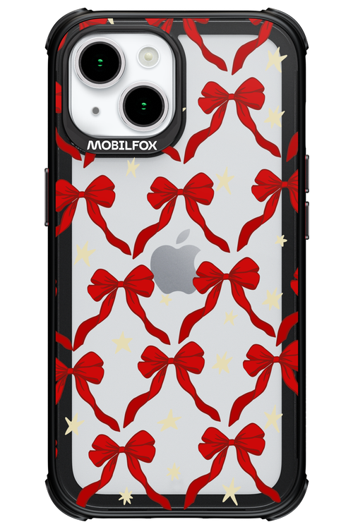 Bow & Stars (Transparent) - Apple iPhone 15