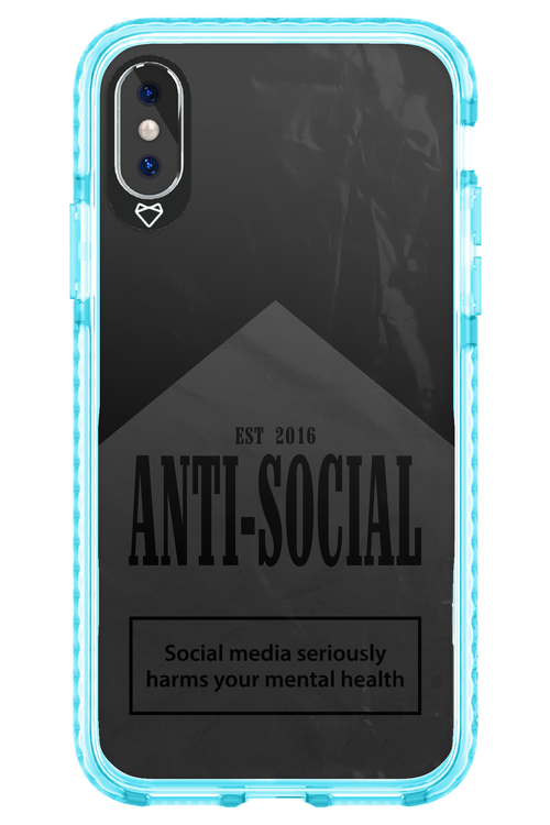 ANTI-SOCIAL (BLVCK) 2.0 - Apple iPhone X