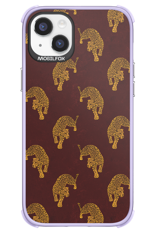 Burgundy Leopard Pattern - Apple iPhone 14 Plus