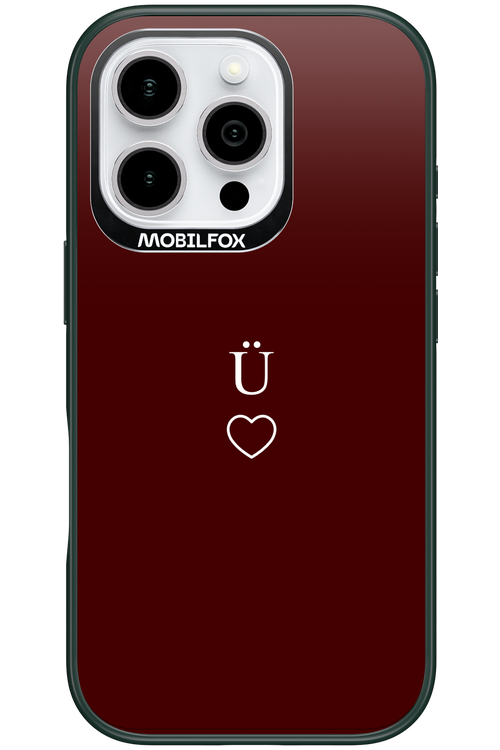 U Burgundia II 2.0 - Apple iPhone 16 Pro