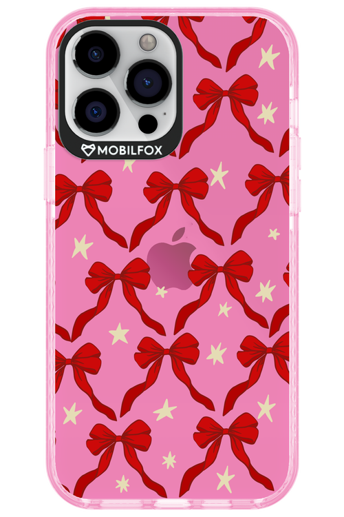 Bow & Stars (Transparent) - Apple iPhone 13 Pro Max