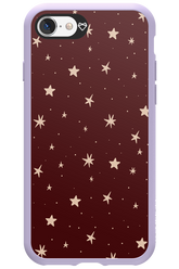 Burgundy Stars - Apple iPhone 8