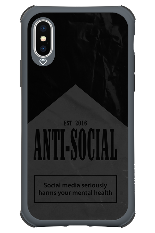 ANTI-SOCIAL (BLVCK) 2.0 - Apple iPhone XS