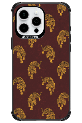 Burgundy Leopard Pattern - Apple iPhone 16 Pro Max