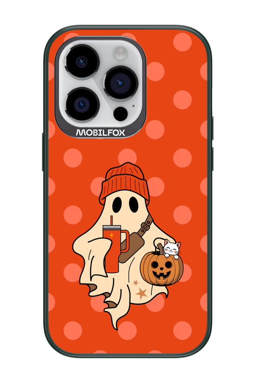 Ghost Girl (Orange) - Apple iPhone 14 Pro