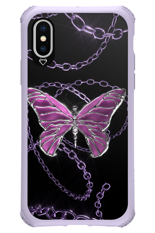 Butterfly Necklace - Apple iPhone XS