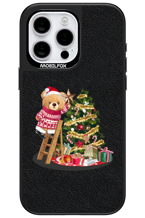 Christmas Bear (Leather) - Apple iPhone 15 Pro Max