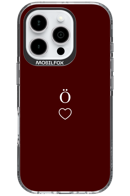 O Burgundia II 2.0 - Apple iPhone 16 Pro