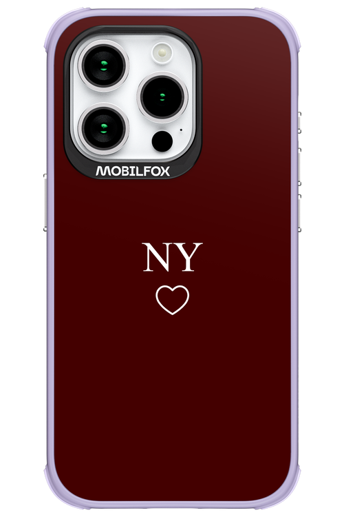 NY Burgundia 2.0 - Apple iPhone 15 Pro