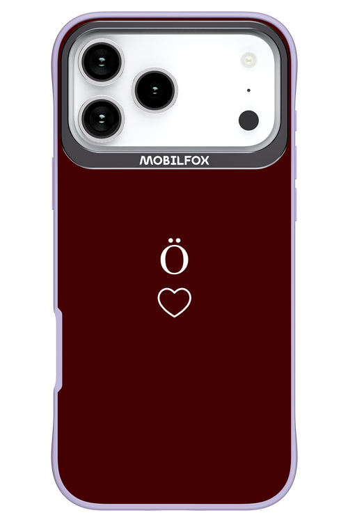 O Burgundia II 2.0 - Apple iPhone 17 Pro Max