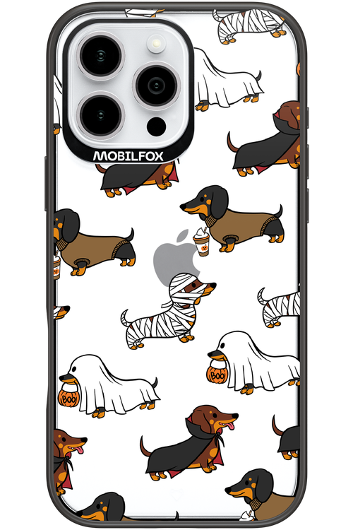 Scary Dachshund (Transparent) - Apple iPhone 16 Pro Max