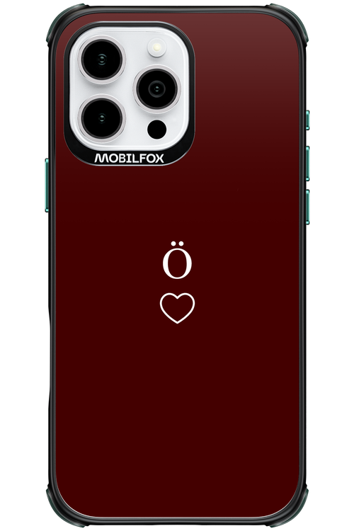 O Burgundia II 2.0 - Apple iPhone 16 Pro Max