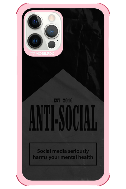 ANTI-SOCIAL (BLVCK) 2.0 - Apple iPhone 12 Pro Max