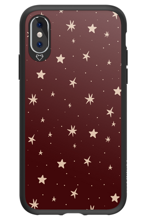 Burgundy Stars - Apple iPhone XS