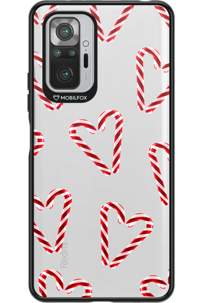 Candy Cane Hearts - Xiaomi Redmi Note 10 Pro
