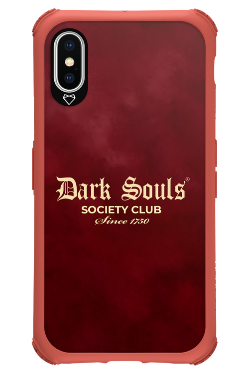 Dark Souls (Burgundy) - Apple iPhone XS