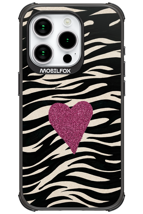 Zebra Heart 2.0 - Apple iPhone 15 Pro