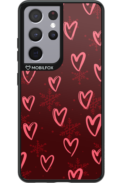 Christmas Hearts - Samsung Galaxy S21 Ultra