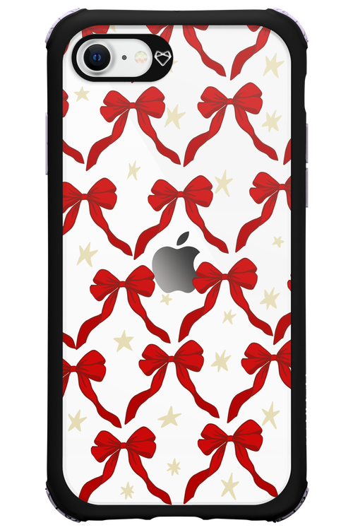 Bow & Stars (Transparent) - Apple iPhone SE 2022