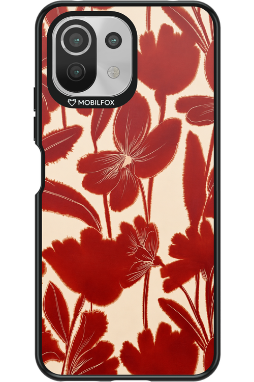 Burgundy Flowers 2.0 - Xiaomi Mi 11 Lite (2021)