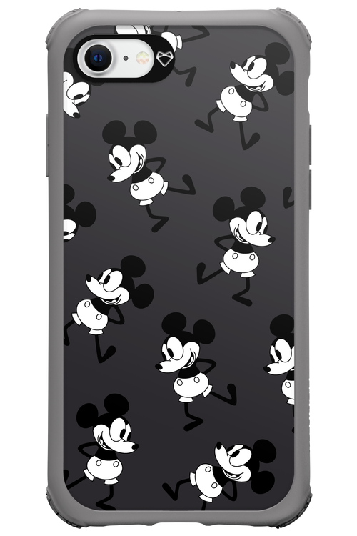 Iconic Mouse (antracite pattern) - Apple iPhone 8