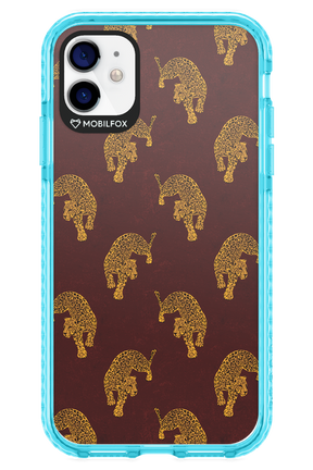 Burgundy Leopard Pattern - Apple iPhone 11