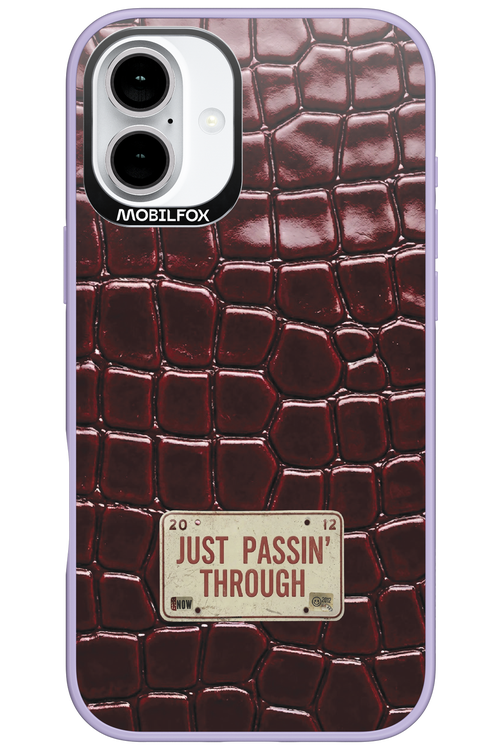 Just passin through 2.0 - Apple iPhone 16 Plus