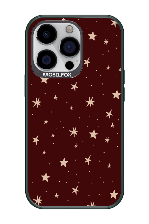 Burgundy Stars - Apple iPhone 13 Pro