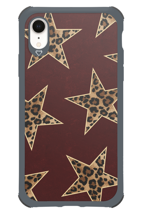 Wild Stars Burgundy - Apple iPhone XR