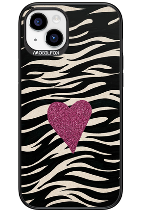 Zebra Heart 2.0 - Apple iPhone 15 Plus