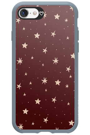 Burgundy Stars - Apple iPhone SE 2020
