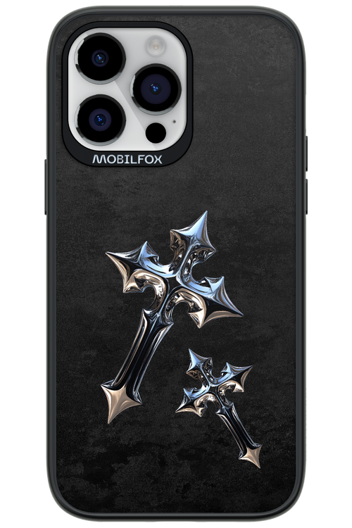 Chrome Crosses - Apple iPhone 14 Pro Max