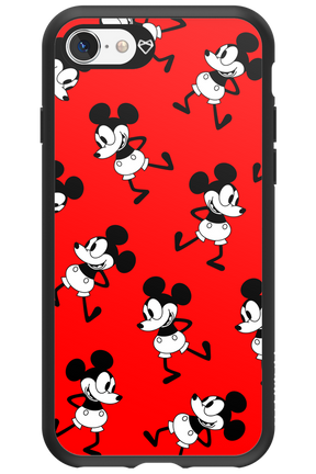 Iconic Mouse (red pattern) - Apple iPhone 8