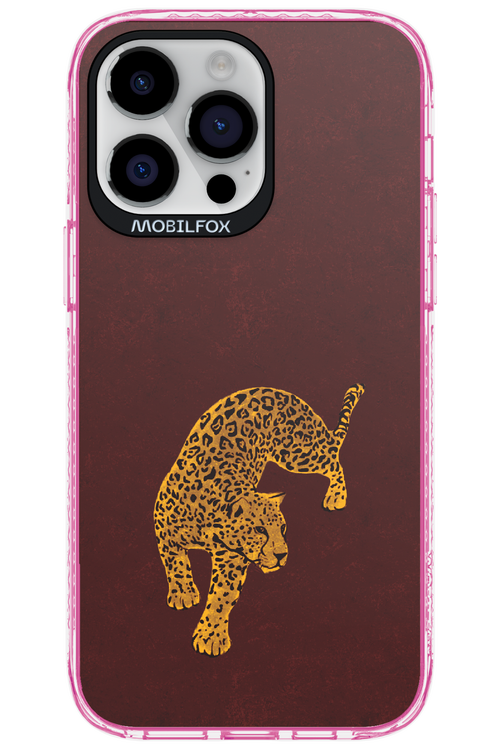 Burgundy Leopard - Apple iPhone 14 Pro Max