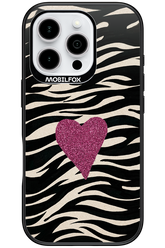 Zebra Heart 2.0 - Apple iPhone 16 Pro