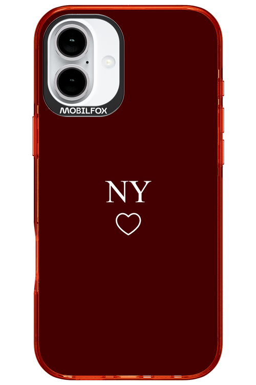 NY Burgundia 2.0 - Apple iPhone 16 Plus