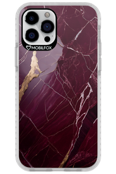 Burgundy Marble - Apple iPhone 12 Pro