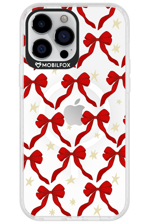 Bow & Stars (Transparent) - Apple iPhone 13 Pro Max