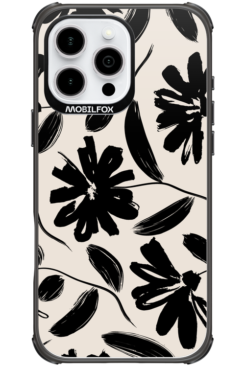 Monochrome Flowerss - Apple iPhone 16 Pro Max