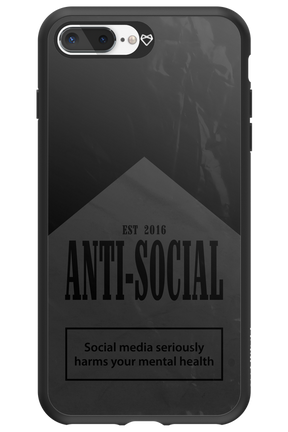 ANTI-SOCIAL (BLVCK) 2.0 - Apple iPhone 8 Plus