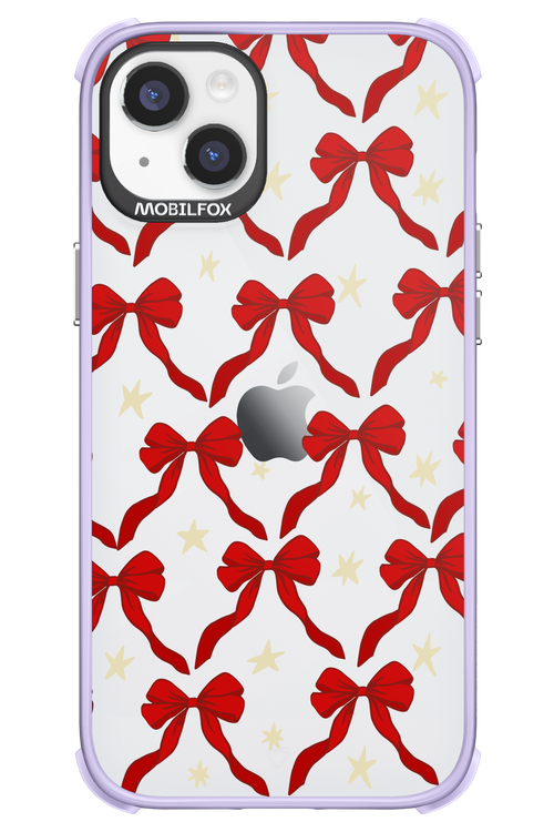 Bow & Stars (Transparent) - Apple iPhone 14 Plus