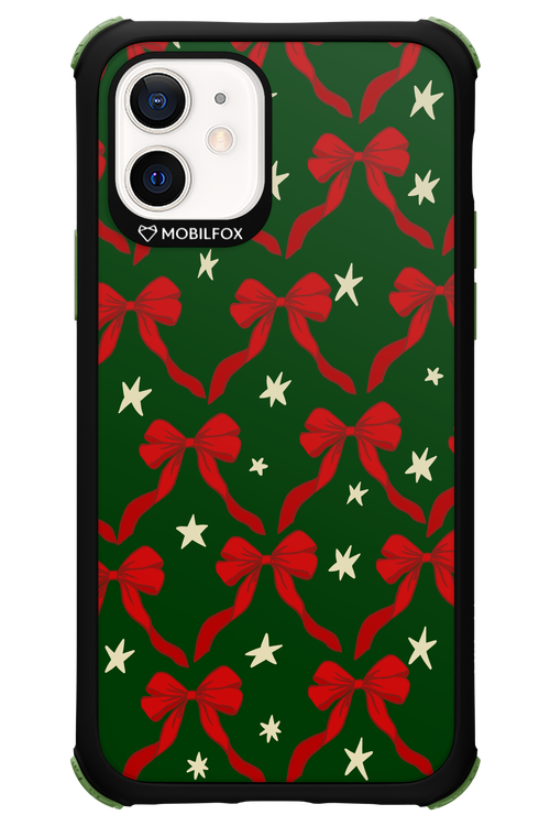 Bow & Stars (Green) - Apple iPhone 12