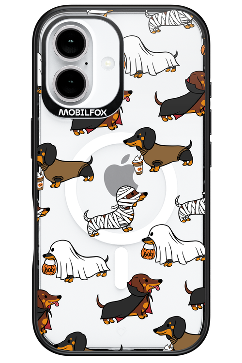 Scary Dachshund (Transparent) - Apple iPhone 16