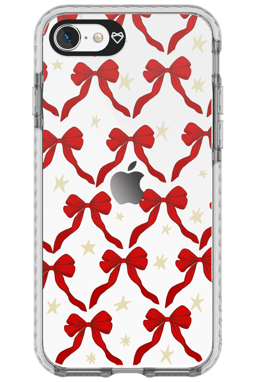Bow & Stars (Transparent) - Apple iPhone SE 2020